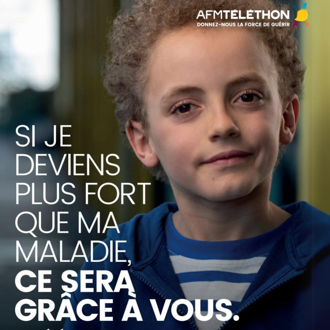 LA MALADIE A AXONES GEANTS MISE EN LUMIERE LORS DU TELETHON 2023 AVEC LEON